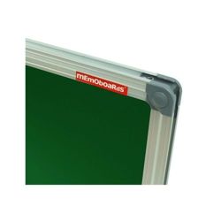 Tablica kredowa magnetyczna MEMOBE zielona z nadrukiem w kratkę (5x5 cm), rama aluminiowa Classic, 60x40 cm
