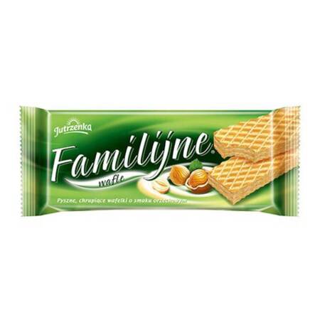 Wafle Familijne JUTRZENKA, 180 g, orzechowe